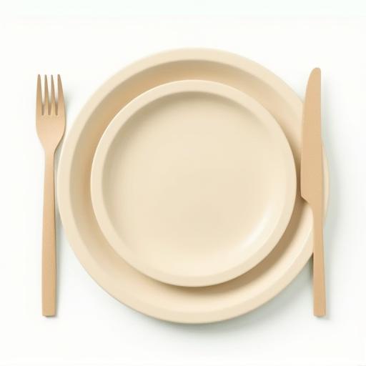 Compostable plates and cutlery